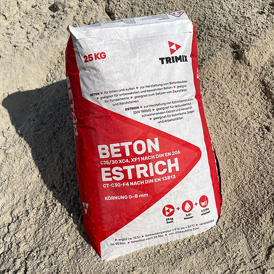 Beton / Estrich verkauft von Löseke´s Steingarten.
