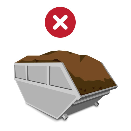 Darstellung wie der Container nicht richtig befüllt ist