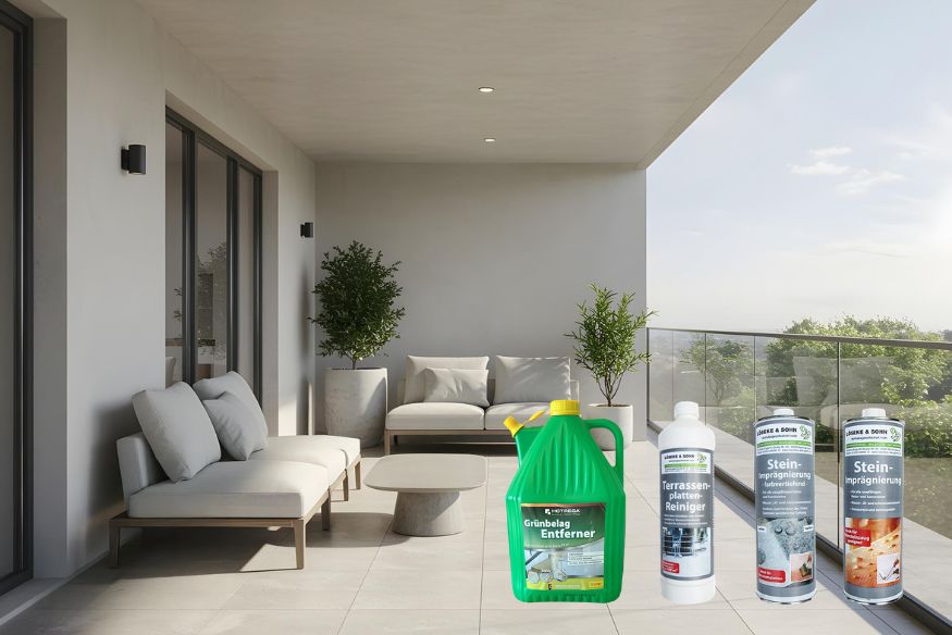 Reinigungsmittel aus der Produktpalette der Firma Löseke´s Steingarten.