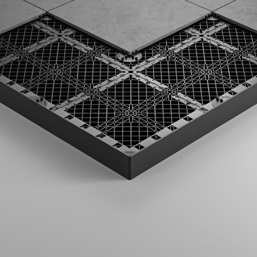 Abschlussprofil Ausseneckedes GRF-Systems der Firma Eterno.