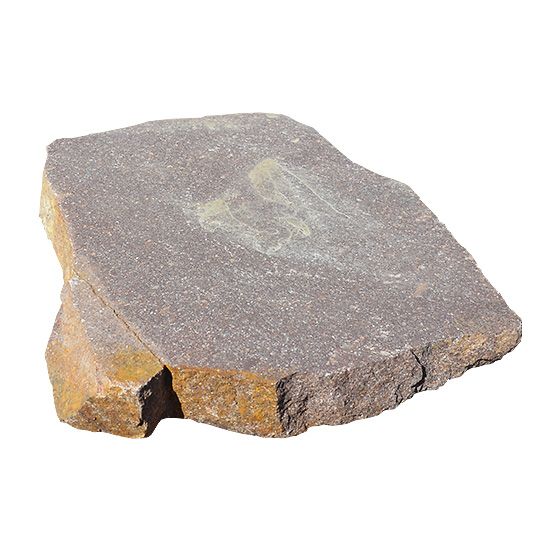 Porphyr-Polygonalplatte Gigante rot-braun-grau