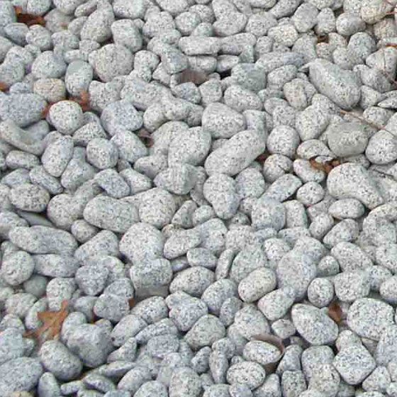 Granitkies getrommelt grau